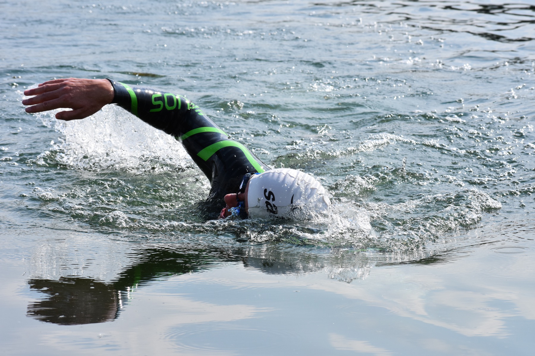 Open-water swimmer training